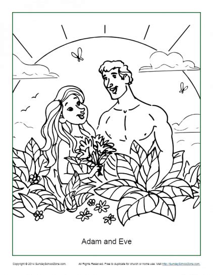 Coloring pages for kids adam and eve bible coloring pages. Free, Printable Adam and Eve Bible Activities on Sunday ...