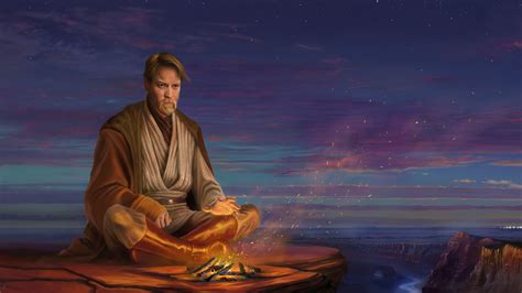 Perfect screen background display for desktop. 5120x2880 Hermit Obi Wan Kenobi 8K Artwork 5k HD 4k ...