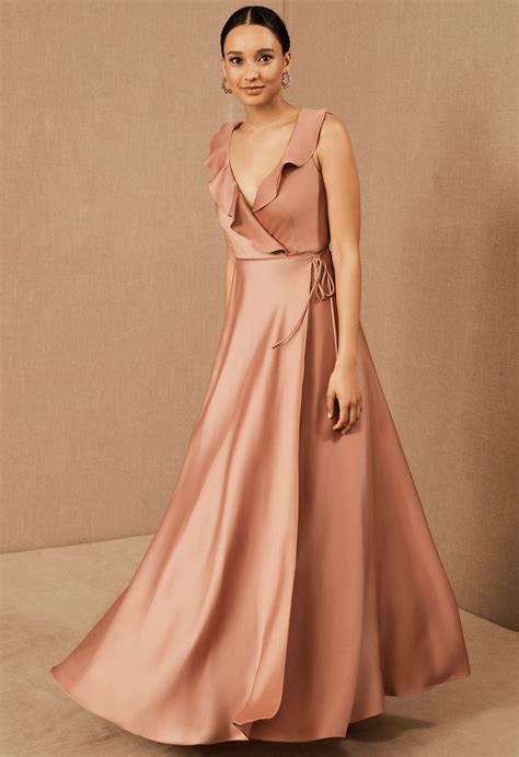 A reception dress can transform your look entirely and for many brides, it's the chance to change into an outfit that is not only fun and stylish but. Tansy Satin Maxi Dress | Green Wedding Shoes