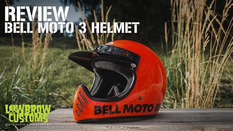 It is one of the most it is one of the most recognizable and iconic helmets in the history of motorcycling. Lowbrow Customs Bell Moto 3 Motorcycle Helmet Review - YouTube