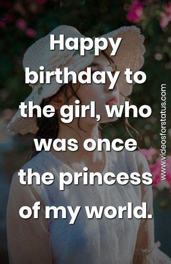 It went like this… one of my favorite quotes is, at least once in your. Happy Birthday wishes for Ex Girlfriend emotional heart ...