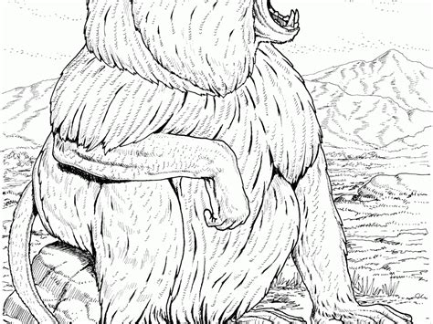 There are five different species of baboons. Baboon coloring pages download and print for free