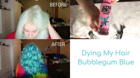 Bmk blue colour hair wax matte hairstyle pomades disposable temporary modelling natural hairstyling wax it also provides a vibrant colour that most people die for. Dying My Hair Bubblegum Blue | Crazy Color | Shannon ...