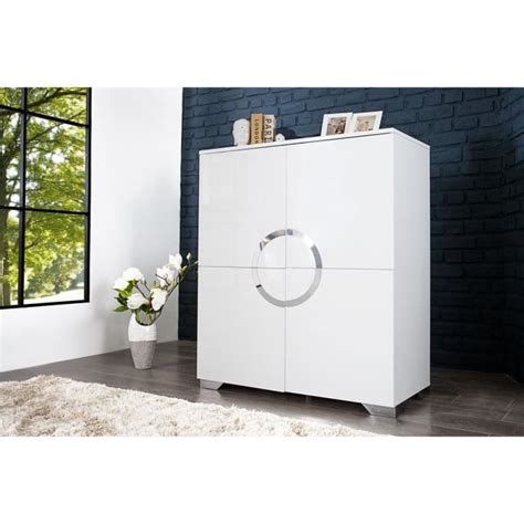 Maybe you would like to learn more about one of these? Buffet haut design blanc laqué 4 portes Osmoz 120 cm ...