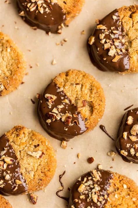 For chewiest cookies, enjoy these warm from the oven. Toasted Pecan Almond Flour Shortbread Cookies | Gluten-Free Holiday Cookie Recipes | POPSUGAR ...