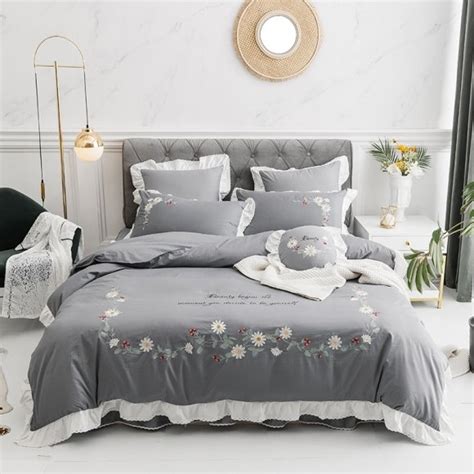Vintage Ruffled and Floral Full, Queen Size Bedding Sets ...