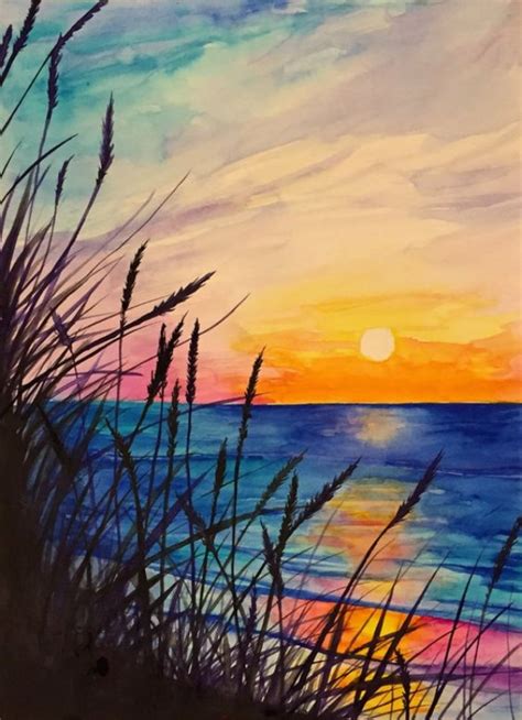 Here are 32 watercolor painting ideas for kids. 35 Easy Watercolor Landscape Painting Ideas To Try ...