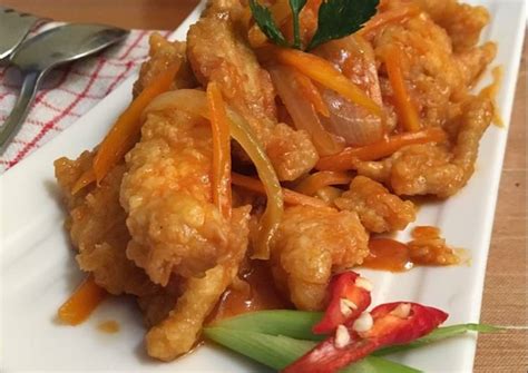 Resep cumi asam manis cara cepat memasak hidangan enak dan lezat. Resep Ayam Asam Manis Saus Tiram : Pin Di Masakan Lauk