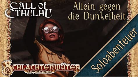 Pen and paper charakterbogen : Call Of Cthulhu - Allein gegen die Dunkelheit Teil 1 - Pen ...