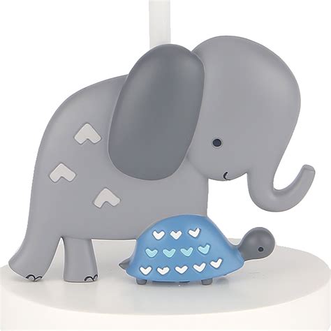 87 list list price $167.99 $ 167. Jungle Fun Gray/Blue Elephant/Turtle Nursery Lamp with ...