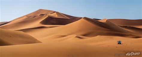 Panorama of Sahara Desert