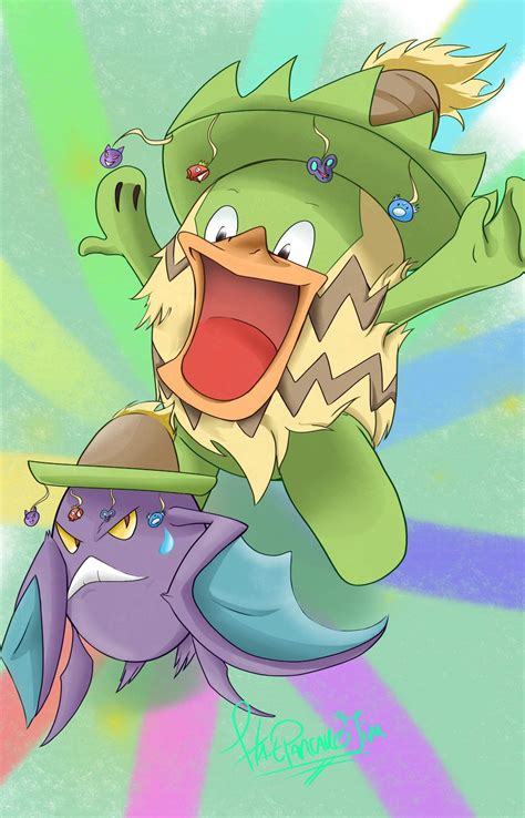 Pokémon trainer ash ketchum has a new plan: Ludicolo and Crobat drawing | Pokémon Amino