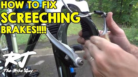 How badly do you want to stop? How To Fix Loud Squealing Screeching Bike Brakes - YouTube