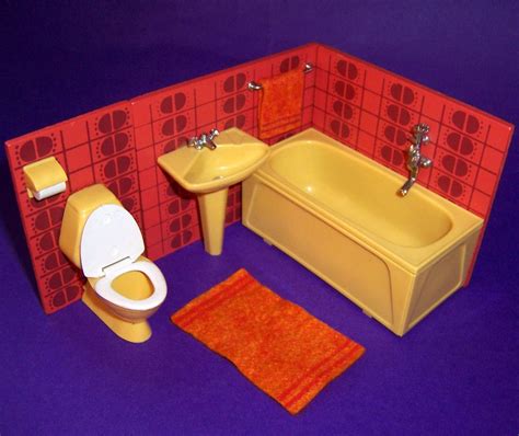 A beautiful, stylish and functional new and improved bathroom suite. Image detail for -VINTAGE 1970's LUNDBY DOLLS HOUSE ...