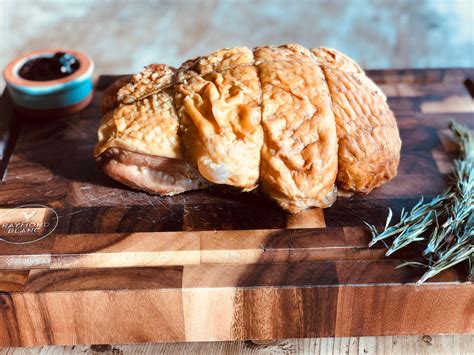 How to prep the rolled up turkey roulade for slow roasting in the oven. Cooking Boned And Rolled Turkey - Roasted Rolled Turkey ...