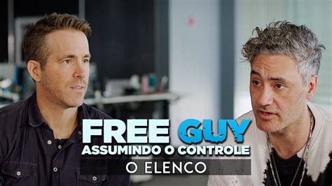 Um caixa de banco descobre que ele é, na verdade, um jogador dentro de um video game. Free Guy: Assumindo o Controle • O Elenco (legendado ...