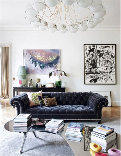 Although this room has a dull and dark you can make your living room cozy and lovely with these design ideas. A Velvet Sofa - The Starting Point For My "New" Living ...