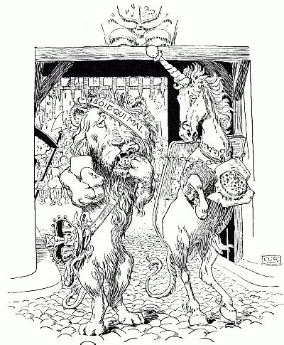 A scotsman, for instance, does not thank you if you call him an englishman. File:Lion and Unicorn from The Nursery Rhyme Book.png ...