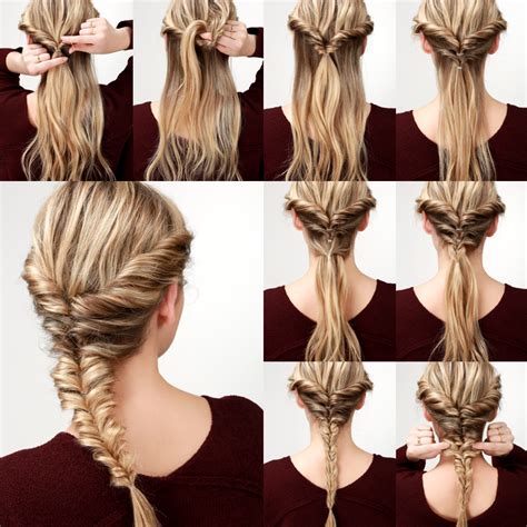 If you braid your hair with squeaky clean hair, it's more likely to be slippery and pieces will be more likely to fall out. Lulus How-To: Topsy Fishtail Braid Tutorial - Lulus.com ...