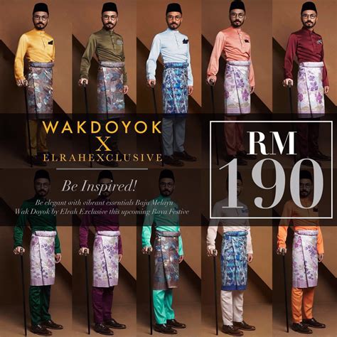 Xs,s,m,l,xl,xxl measurement:(please refer to the attached file below) usp:1. 35+ Terbaik Untuk Baju Melayu Wak Doyok Jakel - JM ...