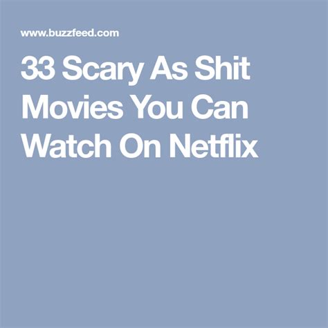 Proving once more that imagination can be as scary as anything. 33 Of The Scariest Movies You Can Watch On Netflix Right ...