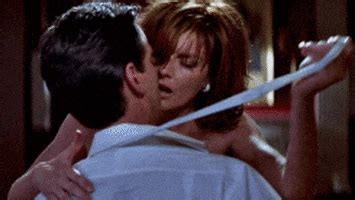 When crown (pierce brosnan) sees catherine (rene russo) off after they meet at the museum (when he donates the painting), he gives the limo two taps on the hood to signal the driver. Rene Russo Catherine Banning GIF - Find & Share on GIPHY