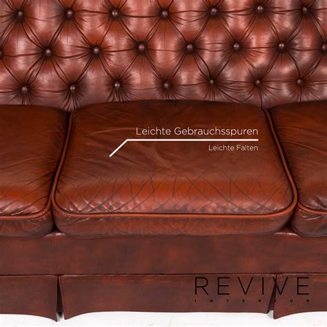 Entdecken sie unsere produktauswahl chesterfield sofa mit markenqualität zu discountpreisen. Chesterfield Leder Sofa Rot Dreisitzer Retro Vintage Couch ...