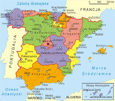 Federatia rusa este cea mai intinsa tara din lume, una dintre cele mai populate si este impartita administrativ harta turistică, rutieră și geografică; Harta Spaniei Pe Regiuni | Harta