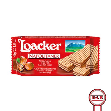 Mamma mia che voglia che mi è venuta! LOACKER NOCCIOLA, Wafer Napolitaner (X5) - (225gr) - DAB ...