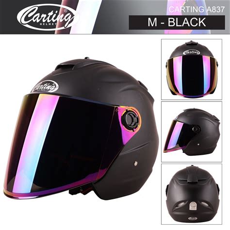 Here are the top 10 best. CARTING A837 Tinted Visor Half Face Helmet motorcycle ...