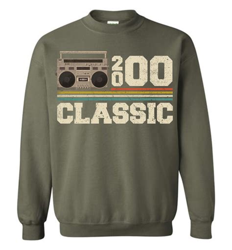 20th birthday party ideas for her. 2000 Classic Boombox Birthday Sweatshirts For Women Men| 20th Birthday Gifts For Her Him - The ...