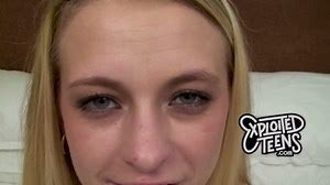 Nervous 18 yr old with a tight pussy stars in this POV video