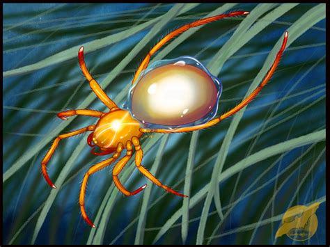 Many creatures inhabit the world of grounded, including spiders, ants, bees, and more, which the player must learn to either cooperate with or conquer. Light Diving Bell Spider Adoptable — Weasyl