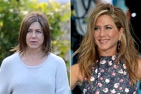 Maybe you would like to learn more about one of these? Jennifer Aniston ungeschminkt & braune Haare: Jennifer ...