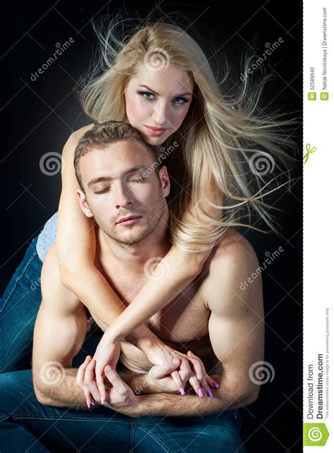 Maybe you would like to learn more about one of these? Young Couple Hugging. Isolated Shot Stock Photo - Image ...