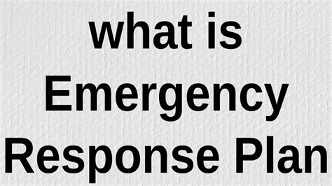 The who humanitarian response plans are based on rigorous assessment and analysis of need in 26 countries. Emergency Response Plan - YouTube