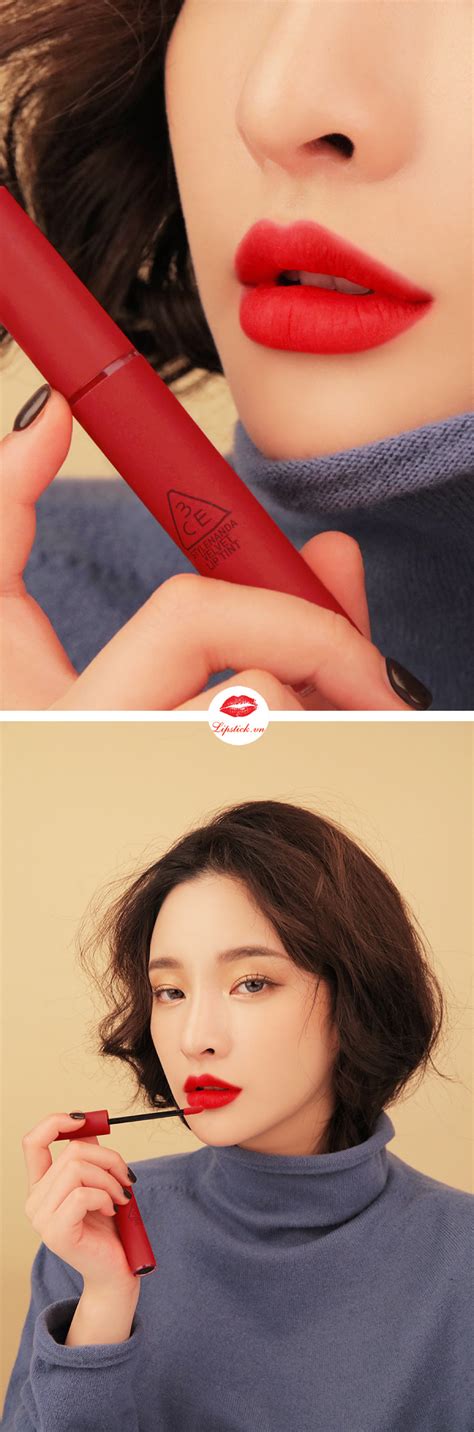 Find out if the 3ce velvet lip tint is good for you! Son 3CE Velvet Lip Tint Private | Lipstick.vn
