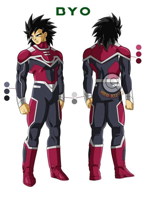 He was very fun to draw and i love his color scheme and design as a whole!! BYO costume 3 (saiyan costume) by diegoku92 | Anime dragon ...