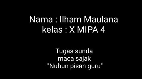 Maybe you would like to learn more about one of these? SAJAK SUNDA ||... NUHUN PISAN GURU ..||.. - YouTube