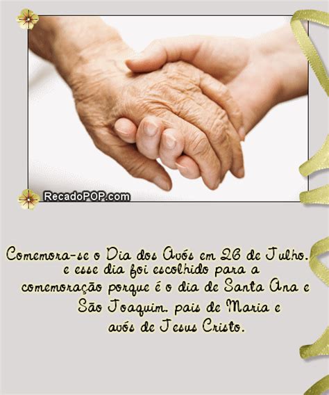 Mensagens de Dia dos Avós para Facebook