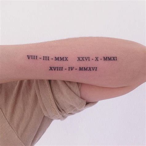 Expand your knowledge of tattoos. 70+ Best Roman Numeral Tattoo Designs & Meanings - Be ...