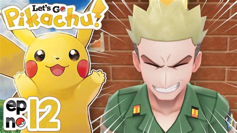 Cut down the tree that blocks the gym door. LT SURGE AKA 'ELECTRO' - Pokémon Let's Go Pikachu! #12 ...