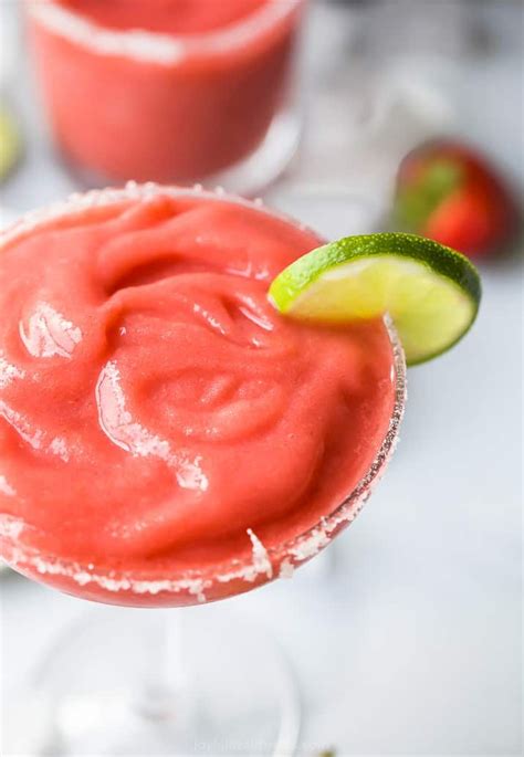 Sweet and savory join forces for your new favorite summer cocktail! The Cindy Margurita Strawberry And Basal / Strawberry ...