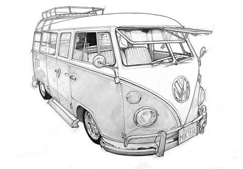 mik gailson pencil art | Desenhos de carros, Wolkswagen ...