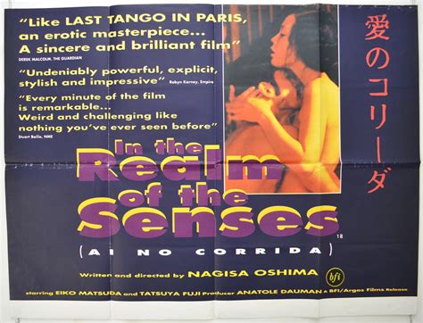 In 1936, abe accidentally killed her lover by choking him during sex. In The Realm Of The Senses (a.k.a. Ai No Corrida ...