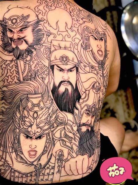 Hình xăm châu âu full tay. Hình Xăm Ngũ Hổ Tướng Đẹp ️ Tattoo Ngũ Tướng Ở Lưng