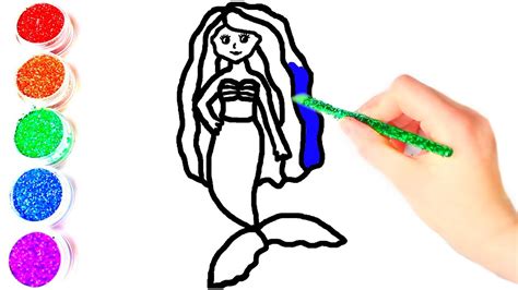 Paljud armsamad merineitsi värvimislehed kaunid merineitsi fännid. 💖 Mermaid Coloring Pages, Drawing, and Painting for Kids ...