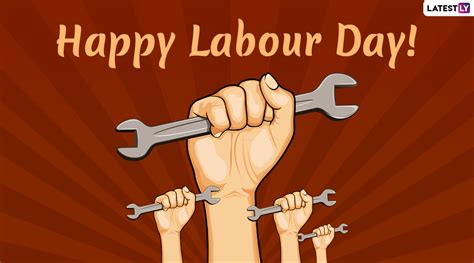 In the united states of america, labor day is a federal holiday and celebrated on the first monday in september. Happy Labour Day 2020 Wishes & HD Images: WhatsApp Stickers, Facebook Messages, GIF Greetings ...