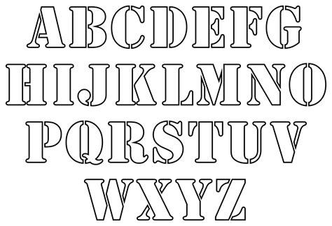 Uppercase 7 inch stencils to print. 10 Best 3 Inch Alphabet Letters Printable - printablee.com