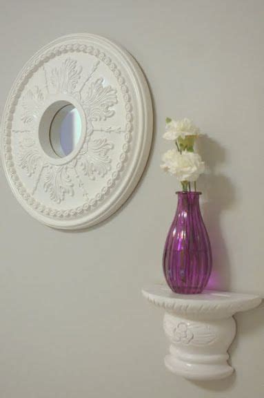 Shop wayfair for all the best ceiling medallions. DIY Ceiling Medallion Mirror | Ceiling medallions, Ceiling medallion wall art, Ceiling